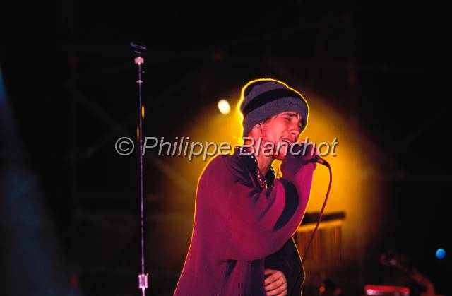 jamiroquai.JPG - Jamiroquai, groupe britannique d'acid jazz, mené par le chanteur Jay Kay